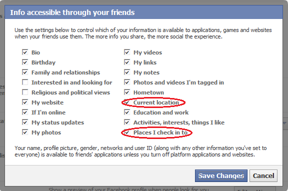 Your Info Shared By Friends In Apps