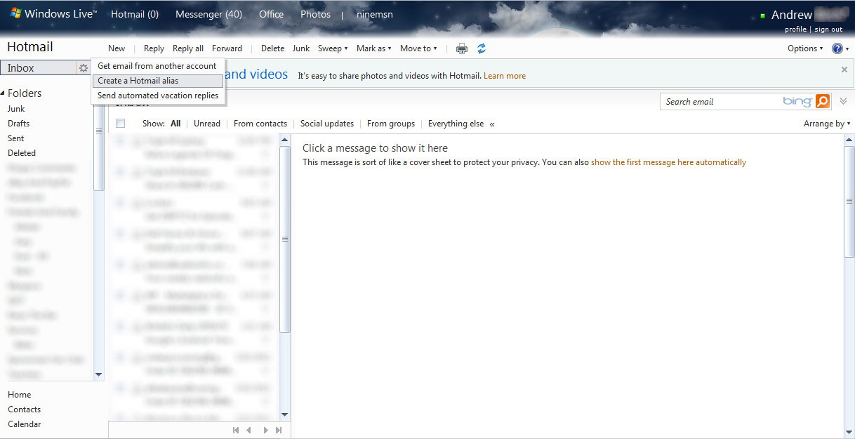 Email Alias 1