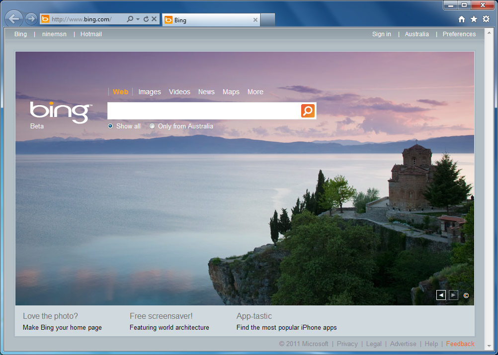 Base IE9 Window
