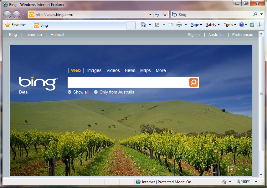 Internet Explorer 8