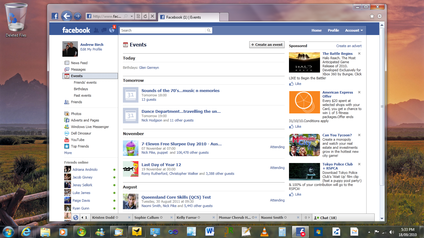 Web Page Superbar Notifications