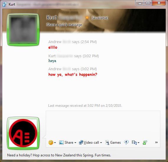 Messenger Convo Window