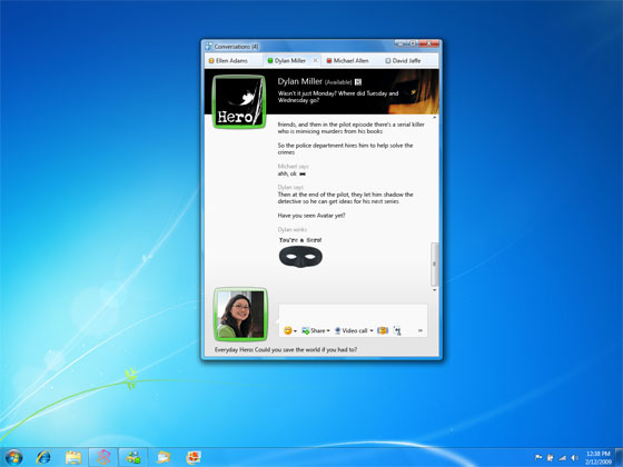 Conversation Window