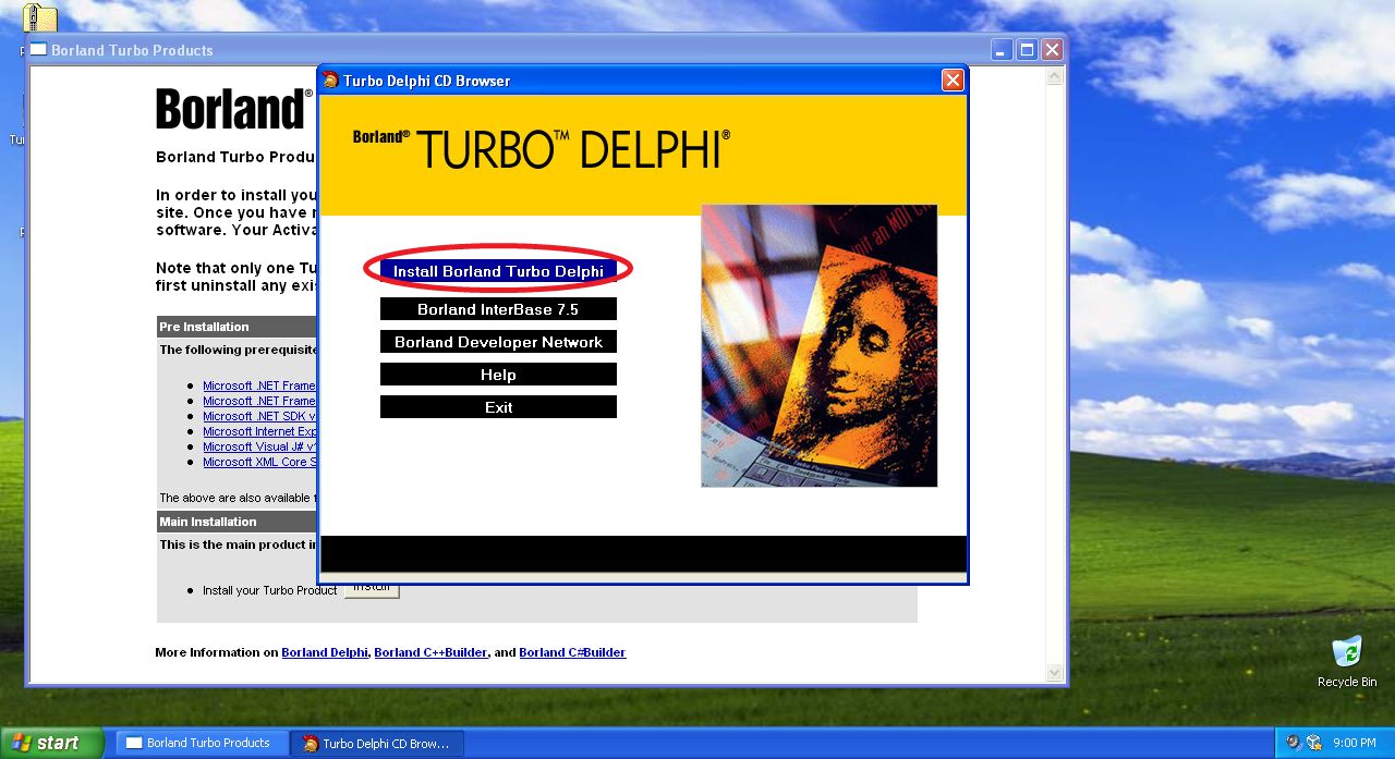 Install Turbo Delphi