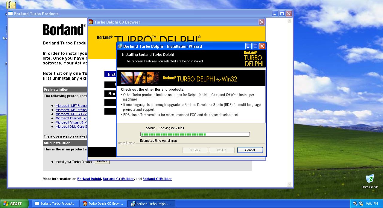 Installing Turbo Delphi