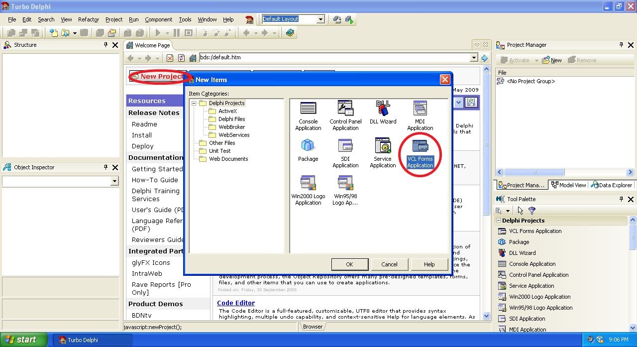 VCL Forms Applications