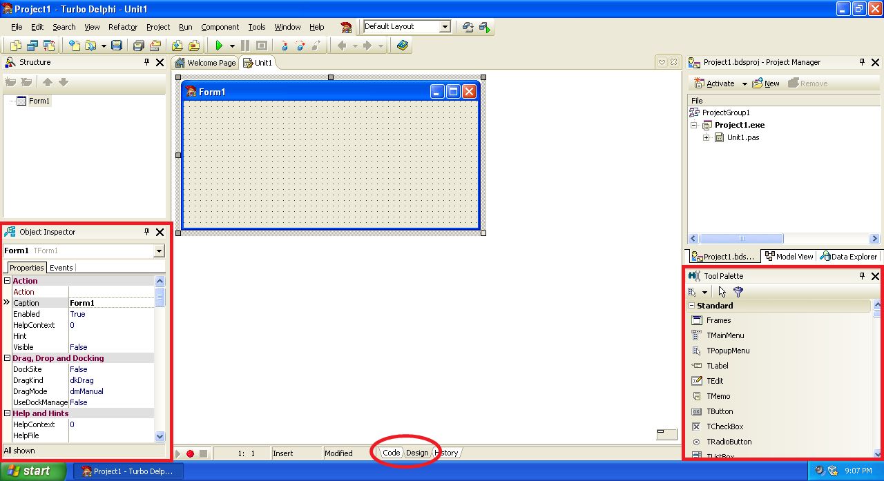 Turbo Delphi IDE Tour!