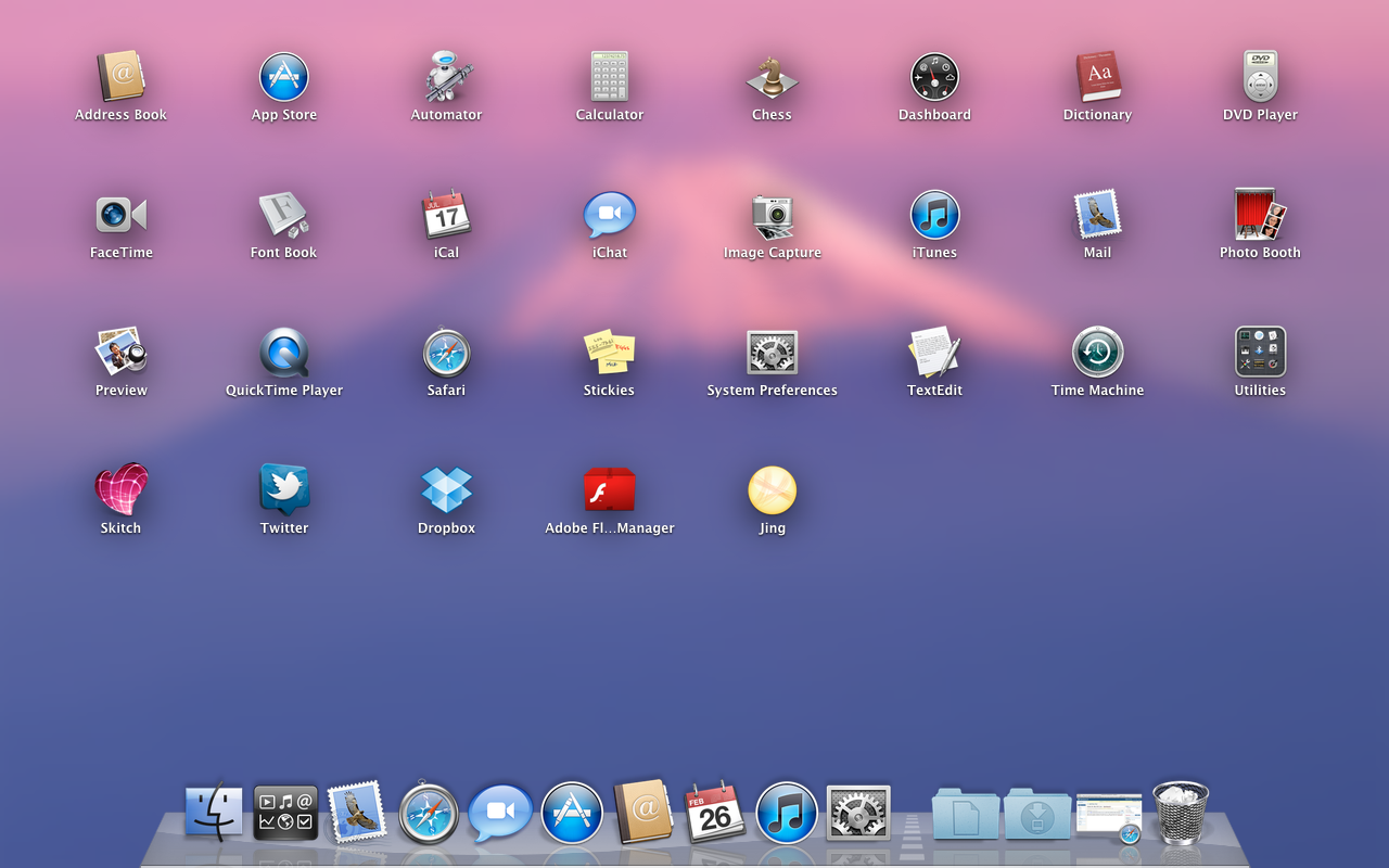 OS X Lion Launchpad