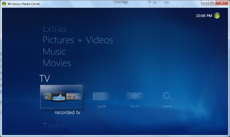 Windows Media Center