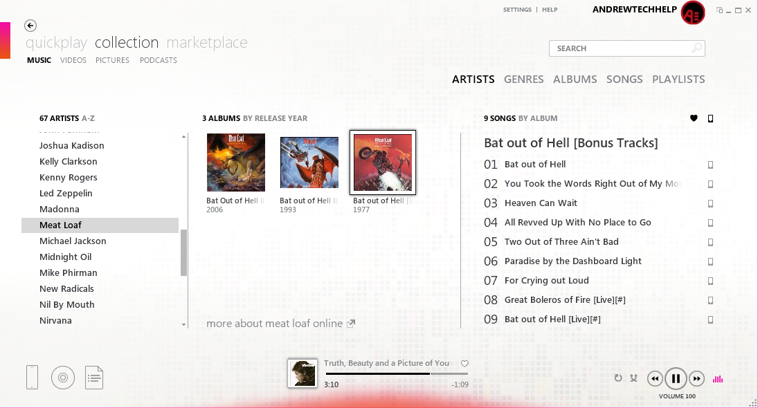 Zune PC Software