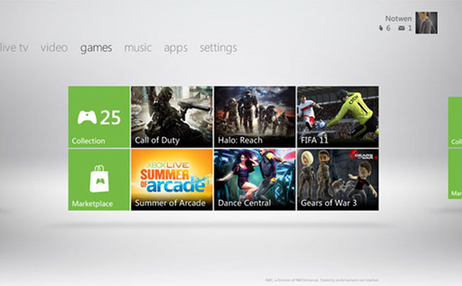 Xbox Dashboard