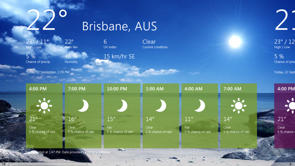 Metro Weather App
