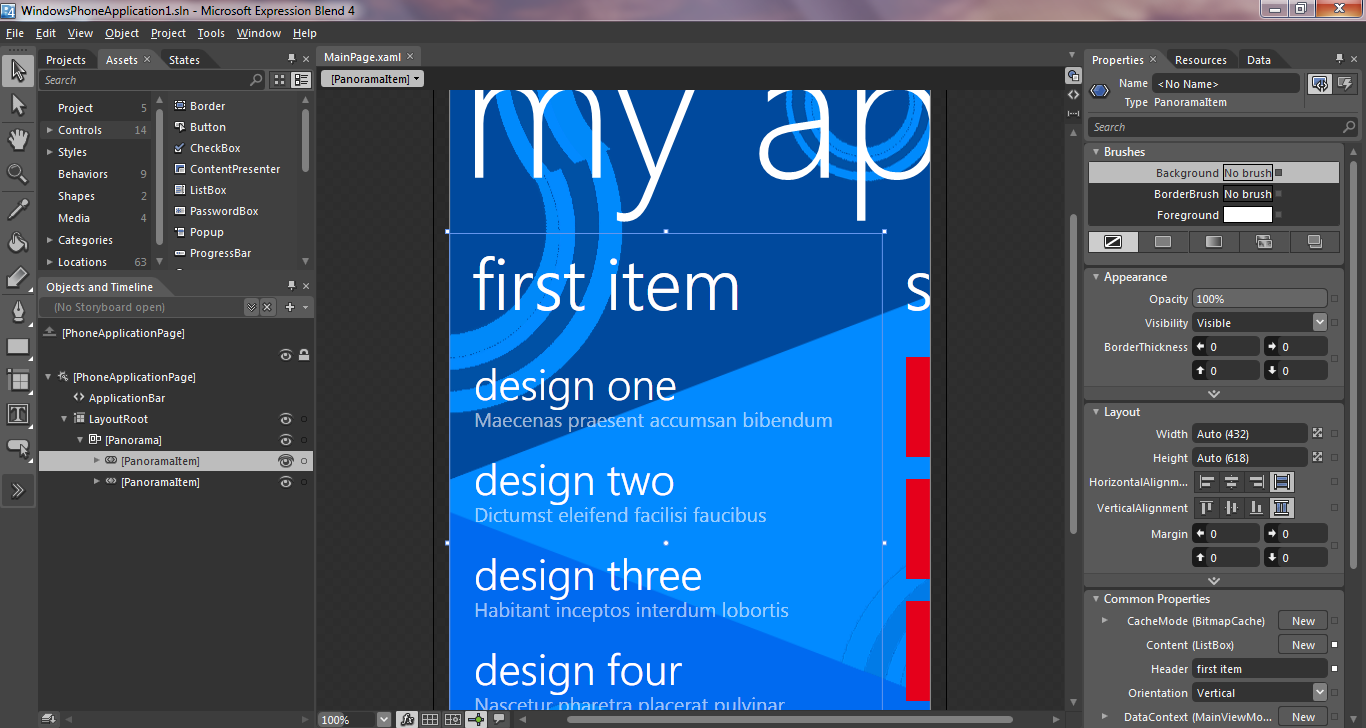 Silverlight Development Environment - Expression Blend