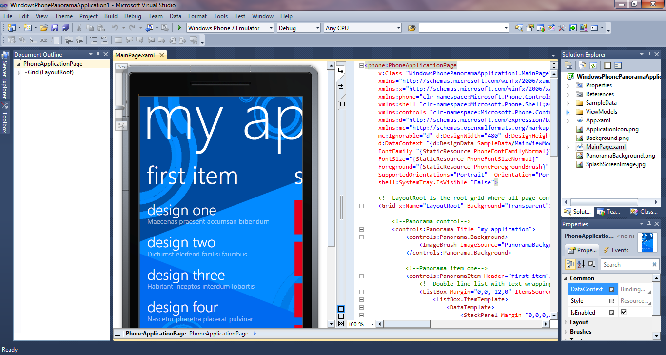 Silverlight Development Environment - Visual Studio