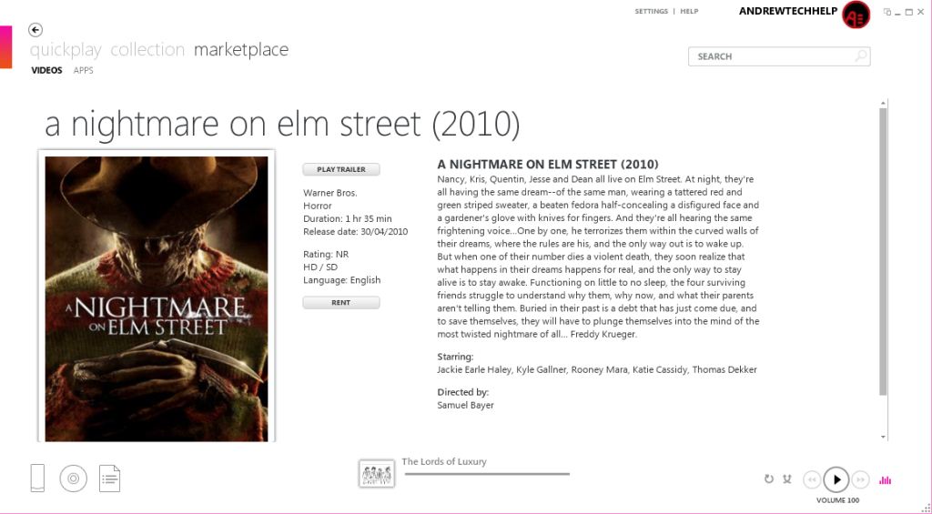 MarketPlace: Video Description