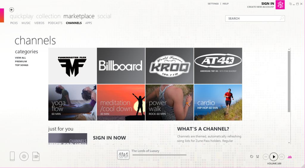 MarketPlace: Channels