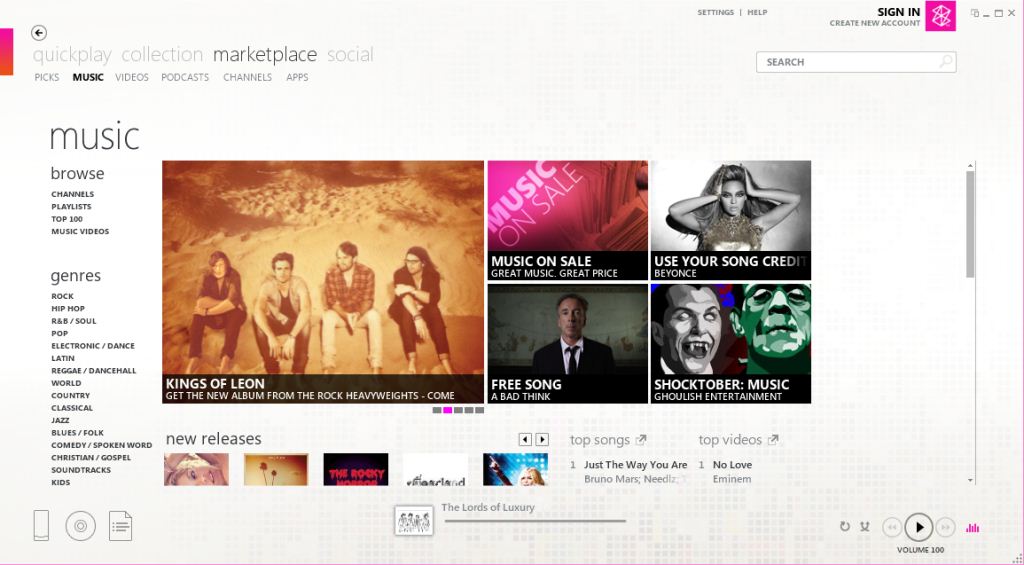 MarketPlace: Music
