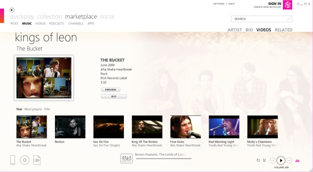 MarketPlace: Music - Artist Videos