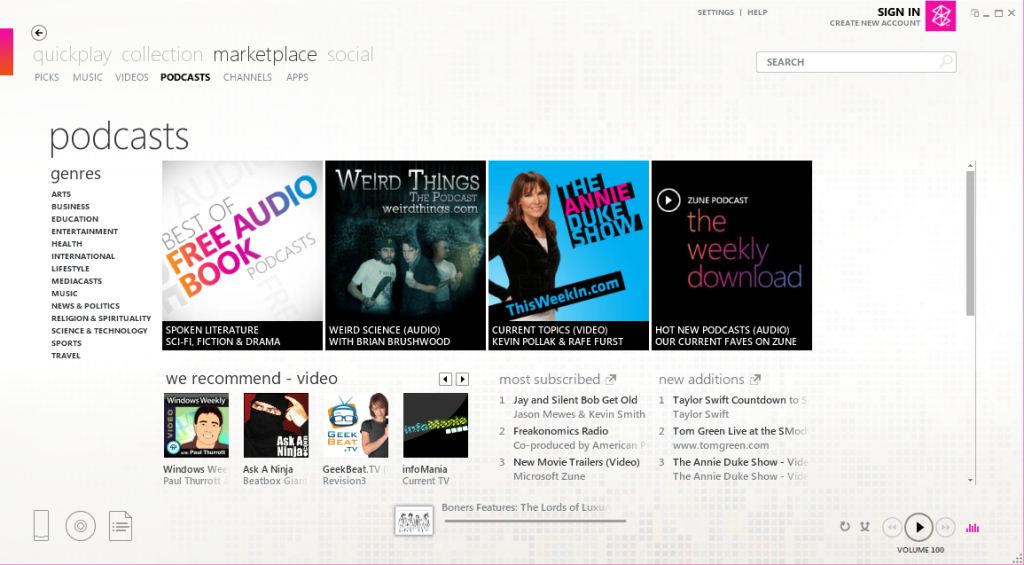 MarketPlace: Podcasts